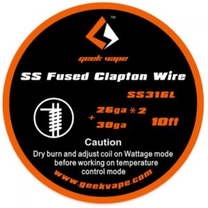 Geekvape SS316L Stagger and Fused Clapton Wire - Image 3
