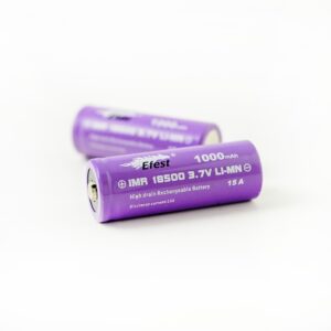 18500 IMR 1000mah 15A Purple Button Top - Image 3