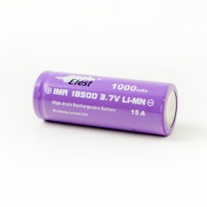 18500 IMR 1000mah 15A Purple Button Top - Image 2