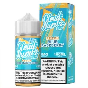 Peach Blue Raspberry Iced Cloud Nurdz TFN E-Juice