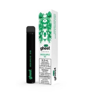 Green Apple Ice Bold Nicotine Blend by Ghost XL Disposables