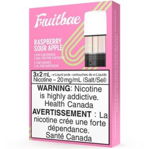 STLTH Raspberry Sour Apple Bold Pods by Fruitbae