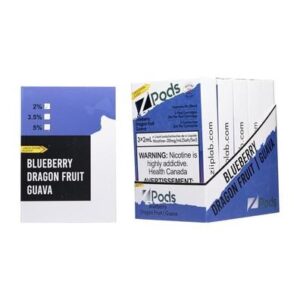 STLTH Blueberry Dragon Fruit Guava By Z Pods Supreme Nicotine Blend