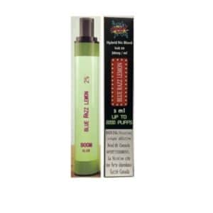 Blue Razz Lemon by Boom Glow Disposable Vape