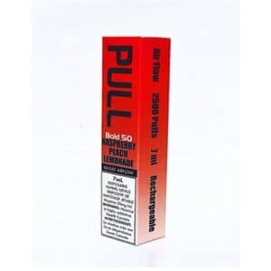 Raspberry Peach Lemonade Pull Disposable Vape Device
