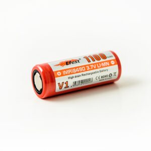 18490 IMR 1100mah Flat Top