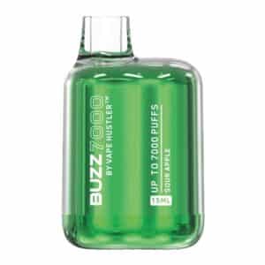 Sour Apple Buzz 7000 by Vape Hustler Disposable Vape