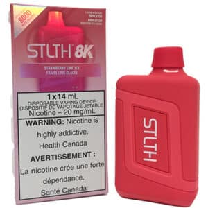 Strawberry Lime Ice STLTH 8K Disposable Vape