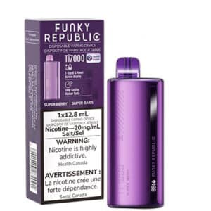 Super Berry Ti7000 Funky Republic Disposable Vape