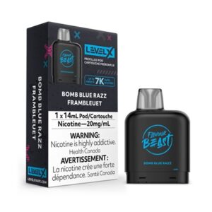 Bomb Blue Razz Pods Level X by Flavour Beast - Image 2