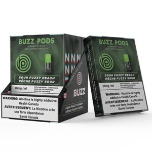STLTH Sour Fuzzy Peach Pods by Buzz Pods