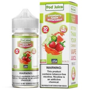 Strawberry Apple Watermelon Pod Juice E-Liquid