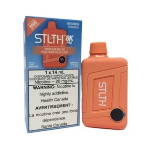 Peach Blue Razz Ice STLTH 8K Pro Disposable Vape