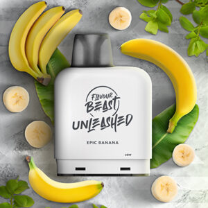 Epic Banana Iced Pods Level X by Flavour Beast Unleashed