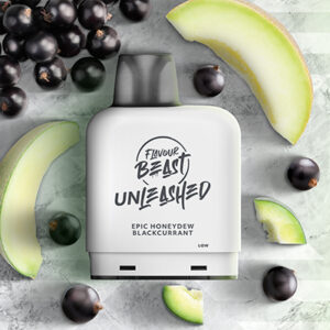 Epic Honeydew Blackcurrant Iced Pods Level X by Flavour Beast Unleashed