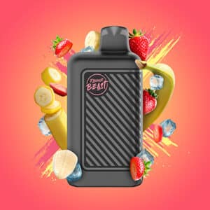 STR8 Up Strawberry Banana Iced Flavour Beast Mode 8000 Disposable Vape