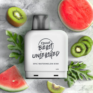 Epic Watermelon Kiwi Iced Pods Level X by Flavour Beast Unleashed