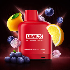 Intense Blueberry Lemon Iced Pods Level X Intense Series