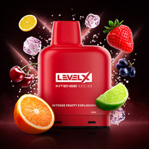 Intense Fruity Explosion Iced Pods Level X Intense Series