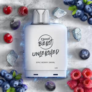 Epic Berry Swirl Iced Pods Level X  Boost by Flavour Beast Unleashed