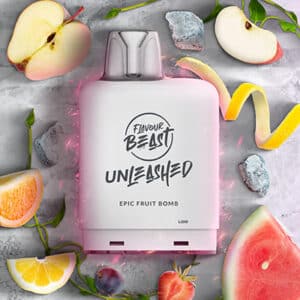 Epic Fruit Bomb Iced Pods Level X  Boost by Flavour Beast Unleashed