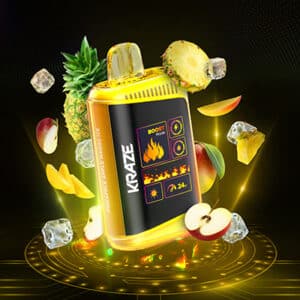 Pineapple Apple Mango Ice Kraze HD Mega Disposable Vape