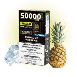 Pumped Up Pineapple Ice Pods Level X G2 Ultra by Flavour Beast