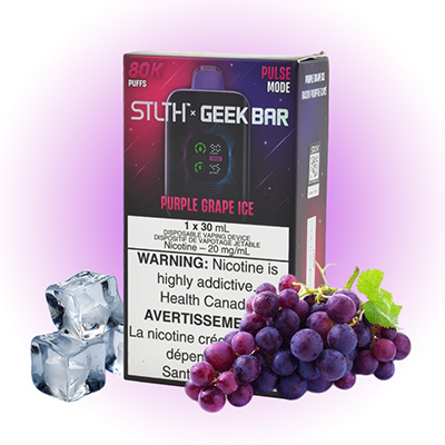 Purple Grape Ice STLTH X Geek Bar Disposable